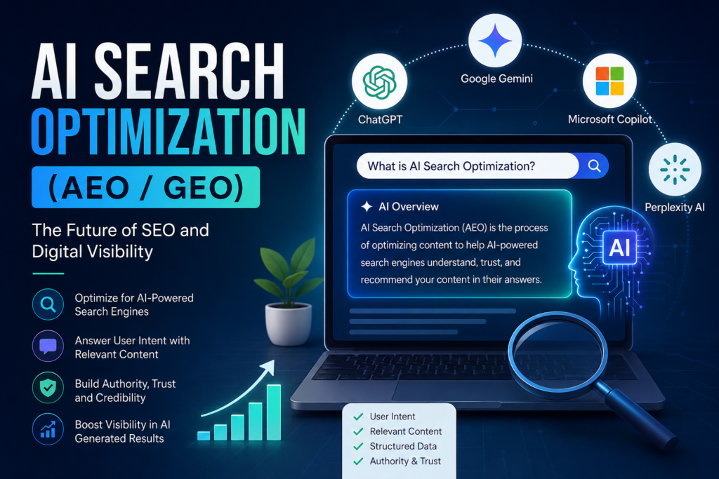 AI Search Optimization (AEO/GEO): The Future of SEO and Digital Visibility chatgpt image may 13, 2026, 11 13 36 am